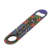 Clan MacBeth Tartan Bar Key (Vorderseite Schrägansicht)