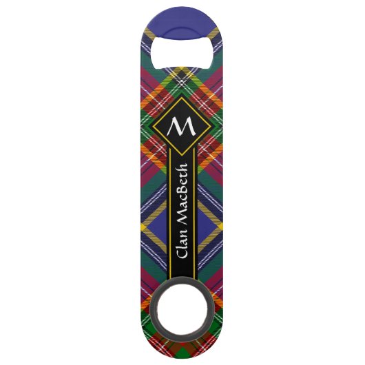 Clan MacBeth Tartan Bar Key (Vorderseite)