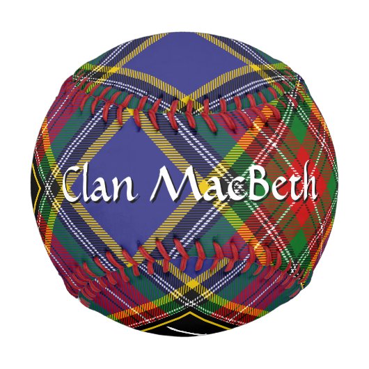 Clan MacBeth Tartan Baseball (Rückseite)