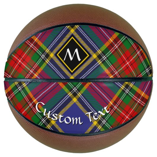 Clan MacBeth Tartan Basketball (Vorderseite)
