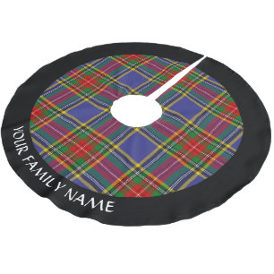 Clan MacBeth Tartan Brushed Polyester Tree Skirt Polyester Weihnachtsbaumdecke