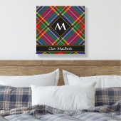 Clan MacBeth Tartan Canvas Print Leinwanddruck (Insitu (Schlafzimmer))