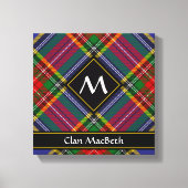 Clan MacBeth Tartan Canvas Print Leinwanddruck (Vorderseite)