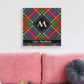 Clan MacBeth Tartan Canvas Print Leinwanddruck (Insitu (Wohnzimmer))