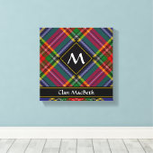 Clan MacBeth Tartan Canvas Print Leinwanddruck (Insitu (Holzboden))