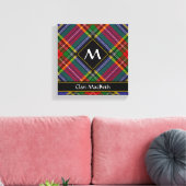Clan MacBeth Tartan Canvas Print Leinwanddruck (Insitu (Wohnzimmer))