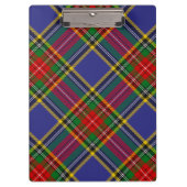 Clan MacBeth Tartan Clipboard Klemmbrett (Vorderseite)