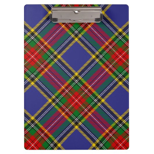 Clan MacBeth Tartan Clipboard Klemmbrett (Vorderseite)