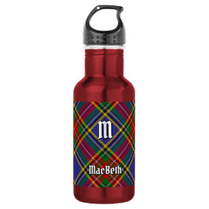 Clan MacBeth Tartan Edelstahl-Wasserflasche Edelstahlflasche