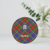 Clan MacBeth Tartan Einladung (Stehend Vorderseite)
