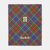 Clan MacBeth Tartan Fleece Blanket (Vorderseite)