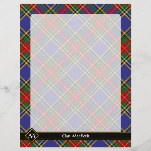 Clan MacBeth Tartan Flyer (Vorne)