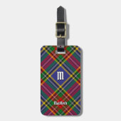 Clan MacBeth Tartan Gepäck Tag Gepäckanhänger (Vorderseite vertikal)