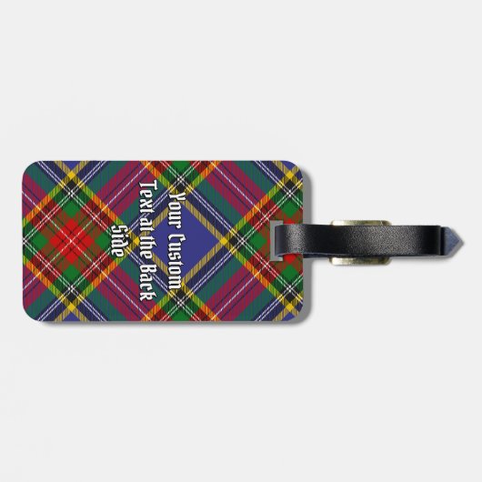 Clan MacBeth Tartan Gepäck Tag Gepäckanhänger (Rückseite horizontal)