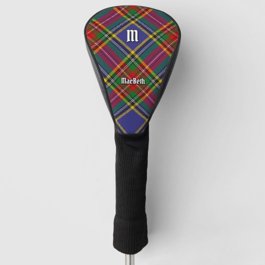 Clan MacBeth Tartan Golf Head Cover Headcover (Vorderseite)