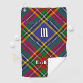 Clan MacBeth Tartan Golf Towel Golfhandtuch (Insitu)