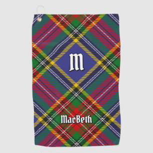 Clan MacBeth Tartan Golf Towel Golfhandtuch