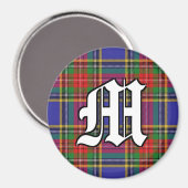 Clan MacBeth Tartan Kariert Accents Magnet (Vorderseite/Rückseite)