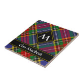 Clan MacBeth Tartan Keramik Tile Fliese (Seite)