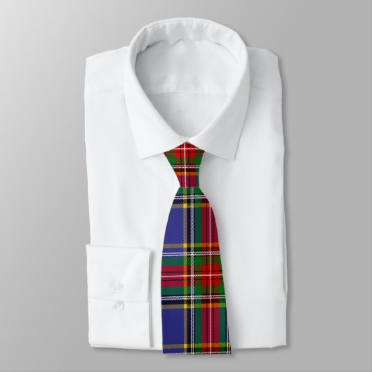 Clan MacBeth Tartan Krawatte (Gebunden)