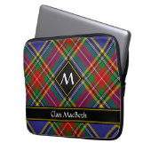Clan MacBeth Tartan Laptop Sleeve (Vorderseite Links)