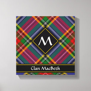 Clan MacBeth Tartan Leinwanddruck