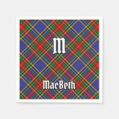Clan MacBeth Tartan Napkins Serviette (Vorderseite)