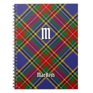Clan MacBeth Tartan Notebook Notizblock