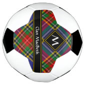 Clan MacBeth Tartan Soccer Ball (Gedreht)