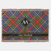 Clan MacBeth Tartan Throw Blanket Decke (Vorderseite)