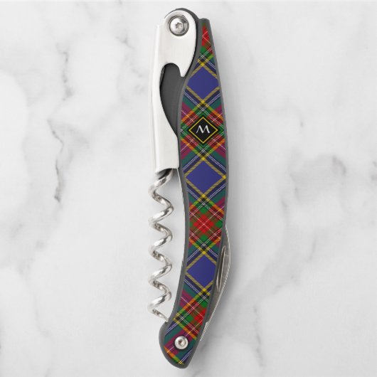 Clan MacBeth Tartan Waiter's Corkschraube Kellnermesser (Vorderseite)