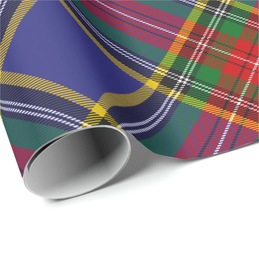 Clan MacBeth Tartan Wrapping Paper Geschenkpapier (Rolleneckpunkt)
