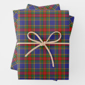 Clan MacBeth Tartan Wrapping Paper Sheets Geschenkpapier Set (Beispiel)