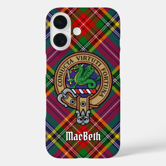 Clan MacBeth Wappen Case-Mate iPhone Case (Rückseite)