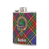 Clan MacBeth Wappen Flask Flachmann (Links)