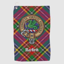 Clan MacBeth Wappen Golfhandtuch