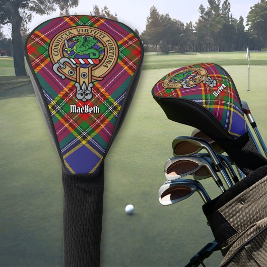 Clan MacBeth Wappen Head Cover Golf Headcover