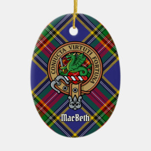 Clan MacBeth Wappen Keramik Ornament