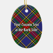 Clan MacBeth Wappen Keramik Ornament (Hinten)