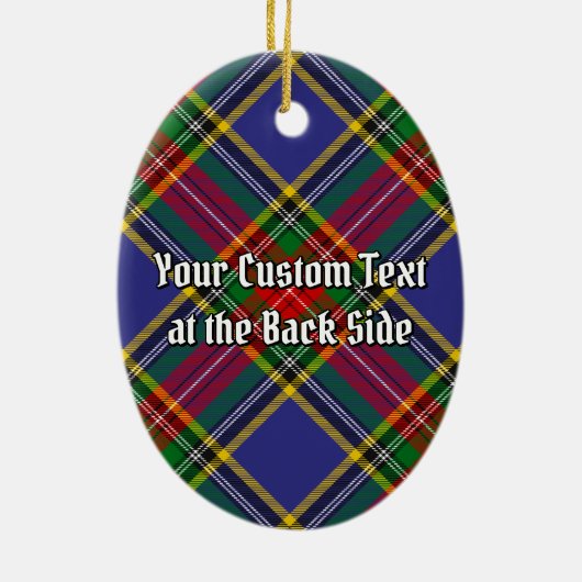 Clan MacBeth Wappen Keramik Ornament (Hinten)