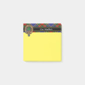 Clan MacBeth Wappen Notes Post-it Klebezettel (Vorderseite)