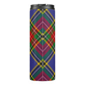 Clan MacBeth Wappen über Tartan Thermosbecher (Rückseite)