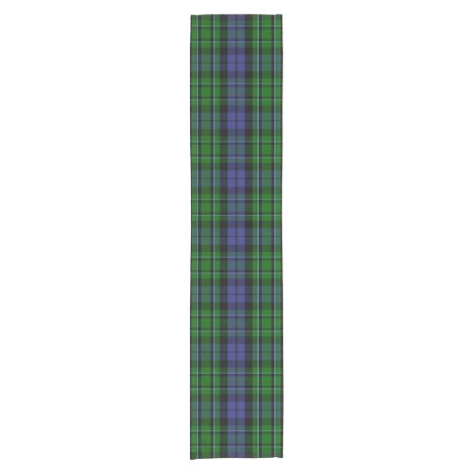 Clan MacCallum Tartan Kurzer Tischläufer (Vorderseite)
