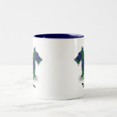 Clan MacCallum TartanScottish Terrier Zweifarbige Tasse (Mittel)