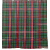 Clan MacCulloch Kariert Red Blue Green Tartan Duschvorhang (Vorderseite)