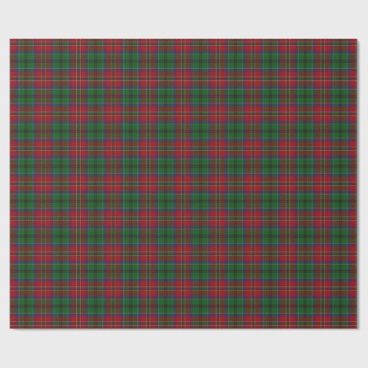 Clan MacCulloch MacCullough ScottishTartan Geschenkpapier (Flach)