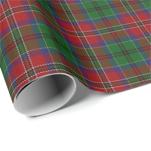 Clan MacCulloch MacCullough ScottishTartan Geschenkpapier (Rolleneckpunkt)