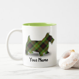 Clan MacDiarmid Tartan Scottish Terrier Zweifarbige Tasse