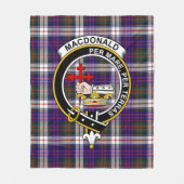 Clan MacDonald Dress Moderne Macdonalds von Donald Fleecedecke (Vorderseite)