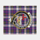 Clan MacDonald Dress Moderne Macdonalds von Donald Fleecedecke (Vorderseite (Horizontal))